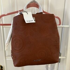 Brand New Desigual Vegan Leather / Pleather Backpack